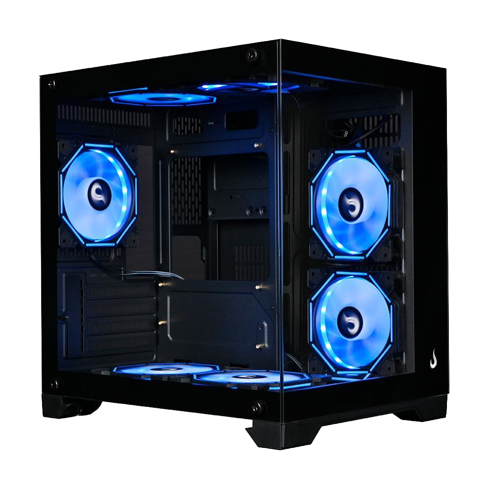 GABINETE GALAXY GLASS M MINI BLACK