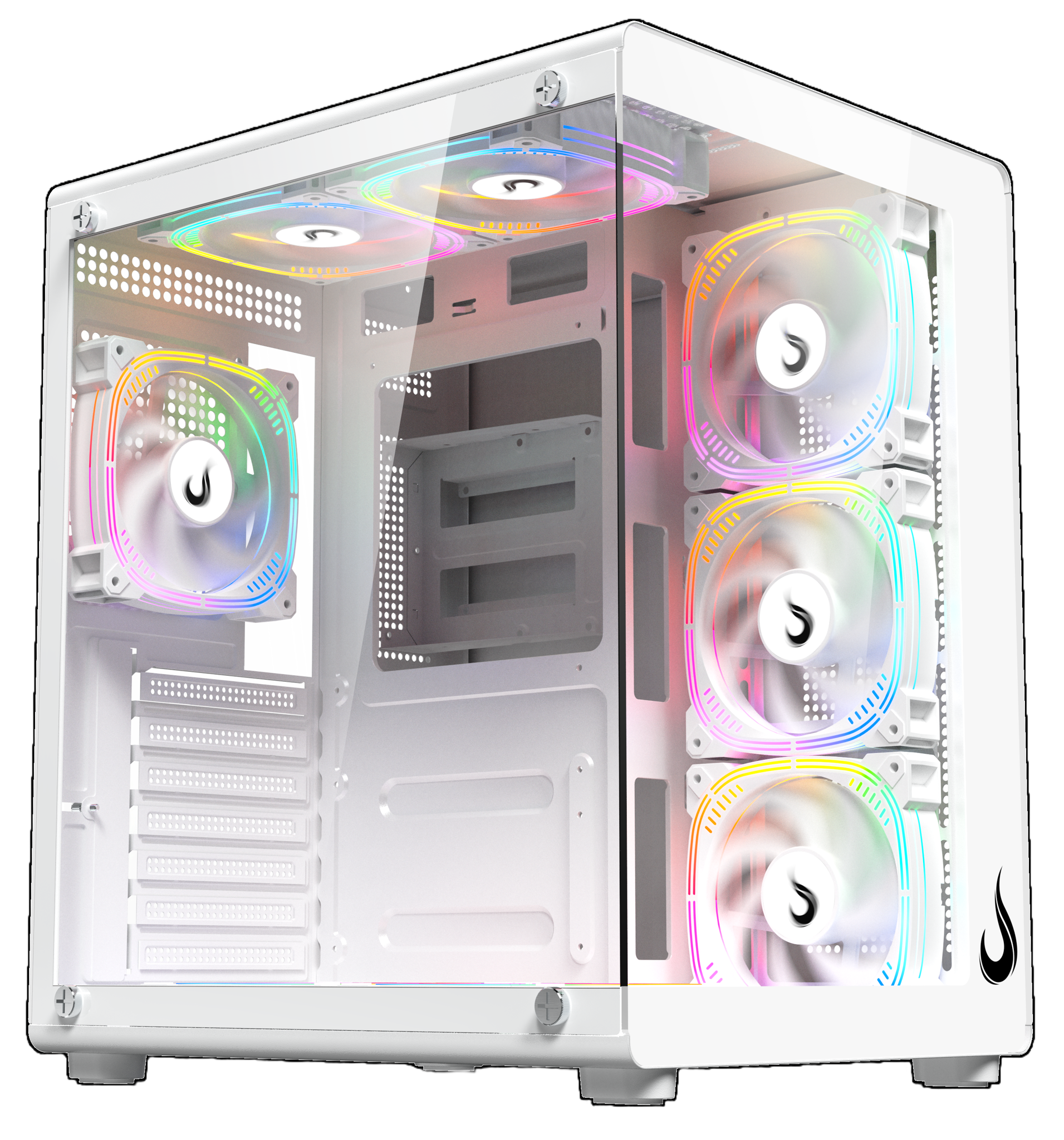 GABINETE GALAXY GLASS X WHITE