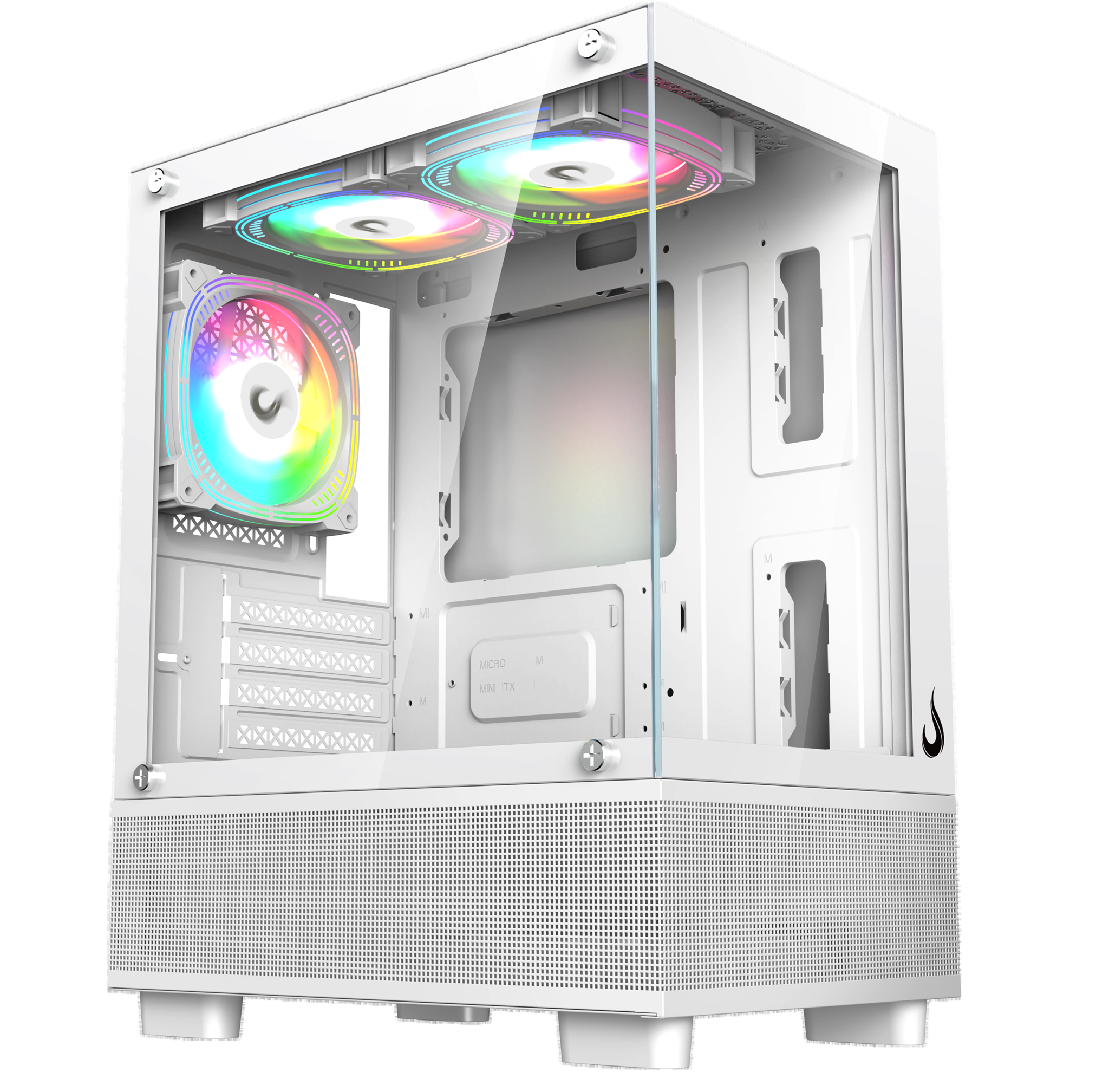 GABINETE CRYSTAL GLASS 02 WHITE