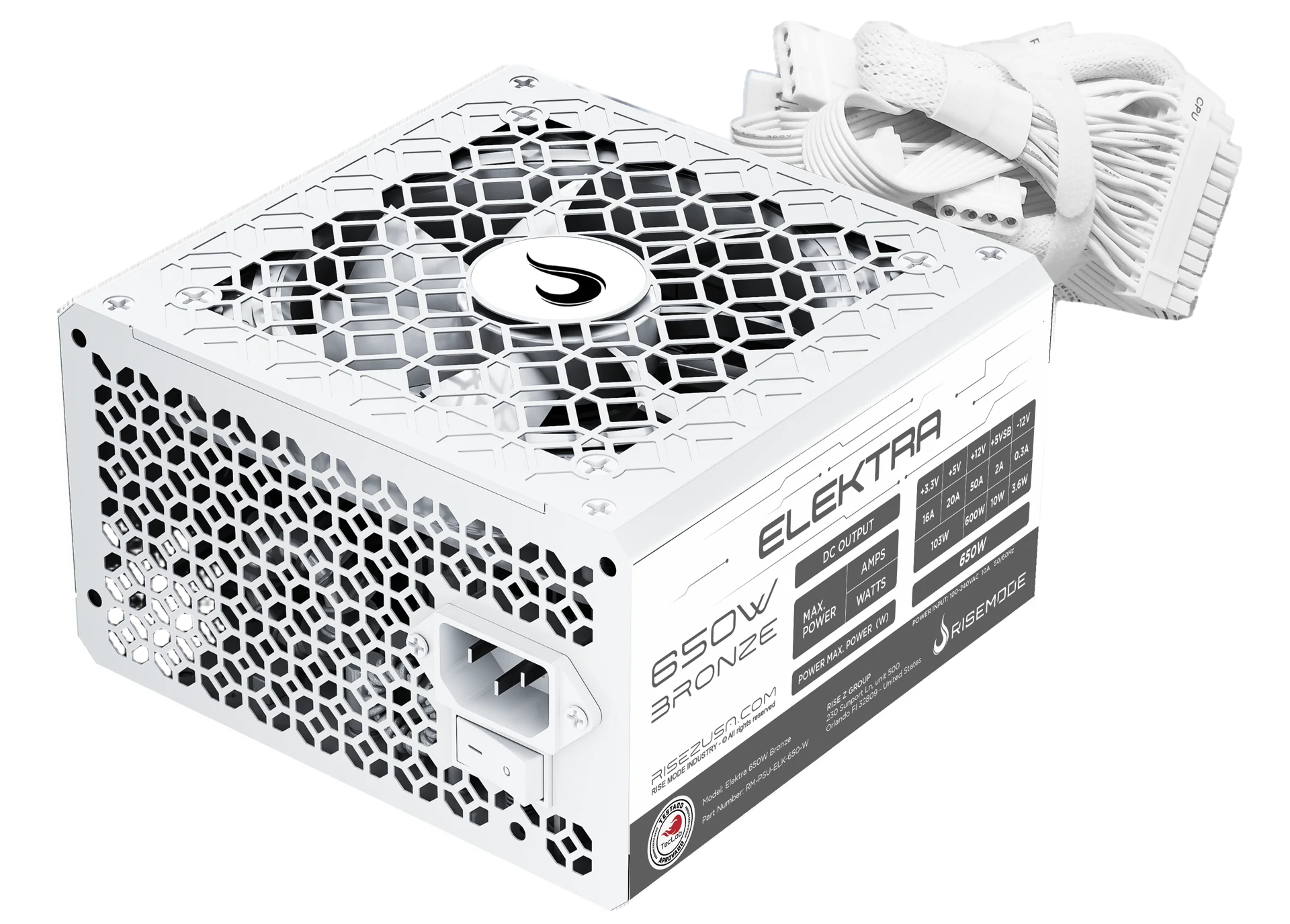FONTE ELEKTRA 650W WHITE