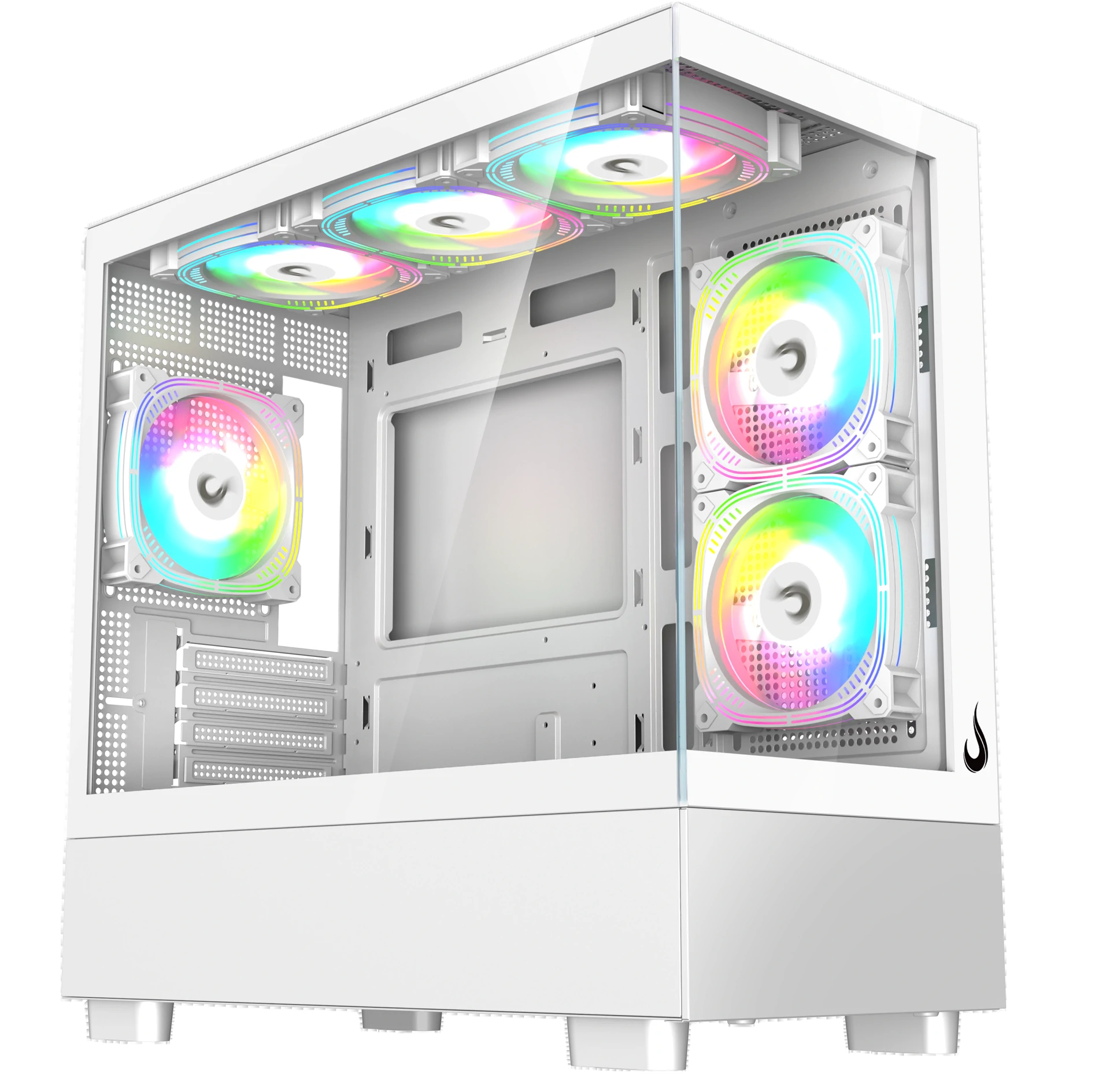 GABINETE CRYSTAL GLASS 03 WHITE