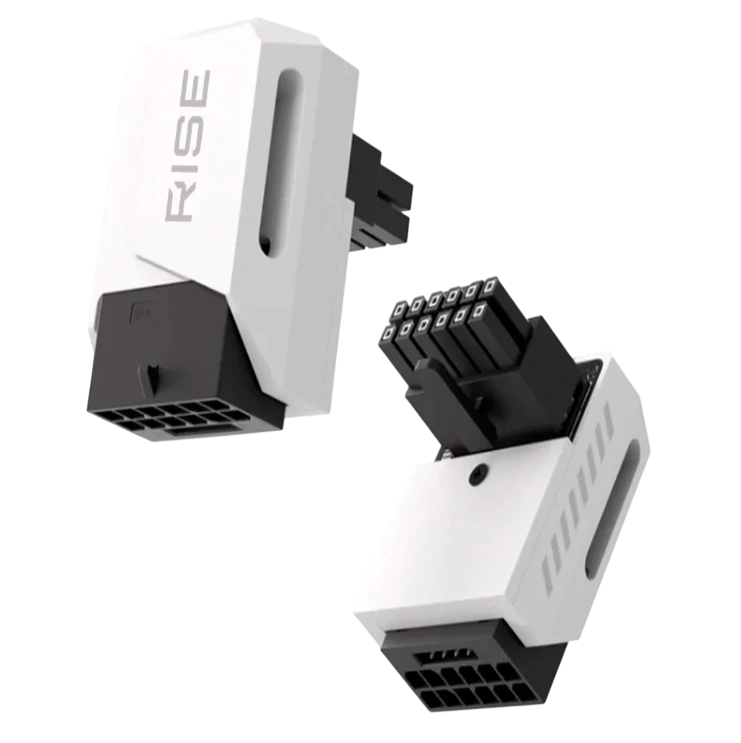 ADAPTADOR PCIE 5.0 12VHPWR 90 GRAUS REVERSE WHITE