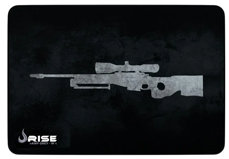 MOUSEPAD RISE GAMING SNIPER GRAY GRANDE BORDA COSTURADA  RG-MPP-06-SPG