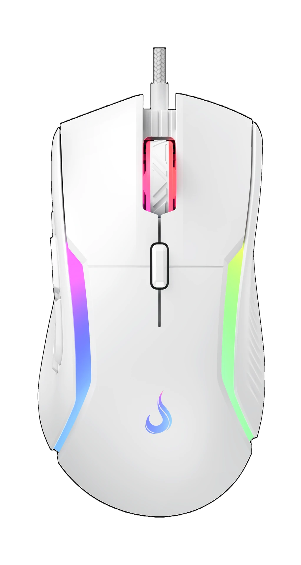 MOUSE GAMER LASER WHITE RGB