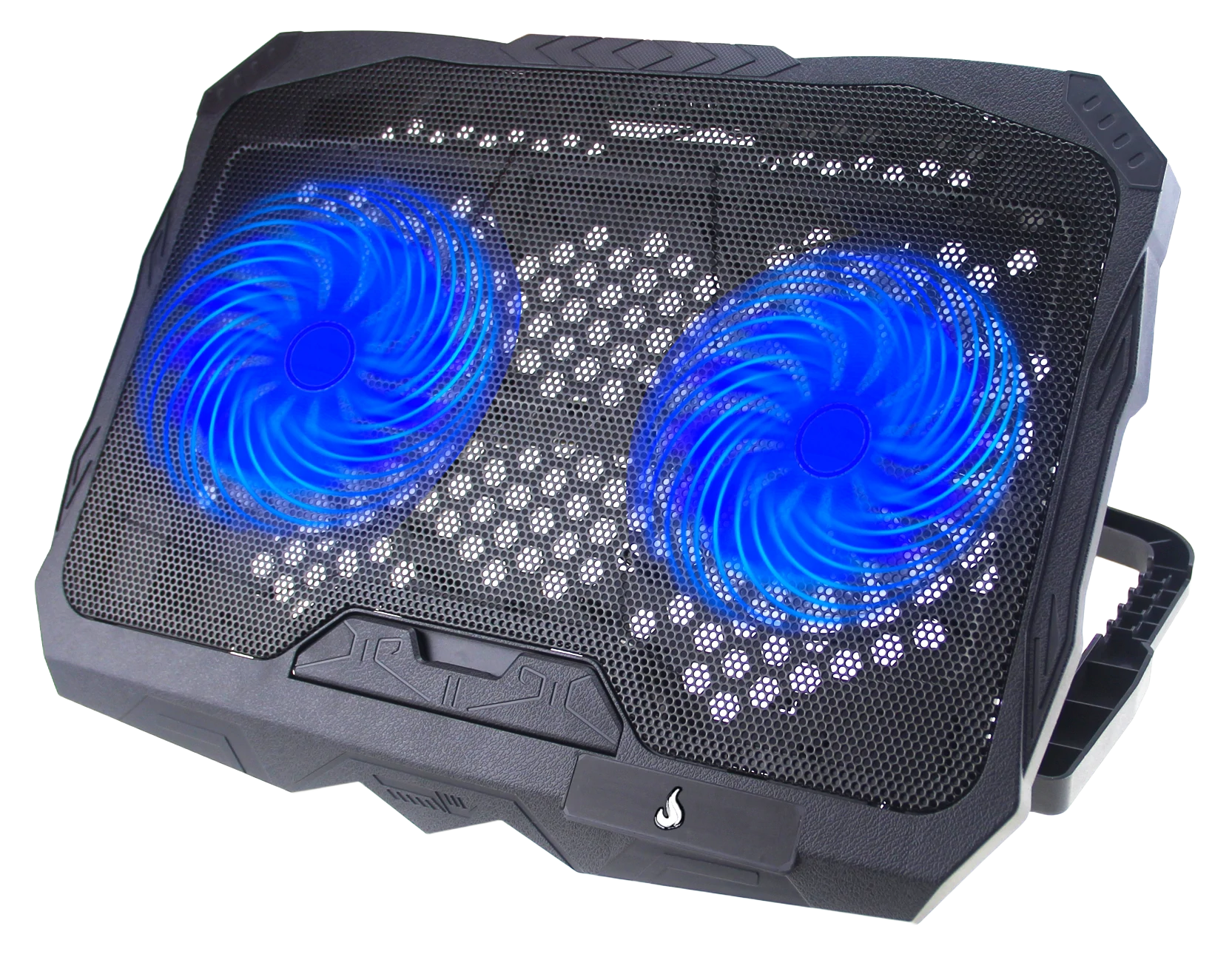 BASE NOTEBOOK GALAXY BLACK X4 LED BLUE