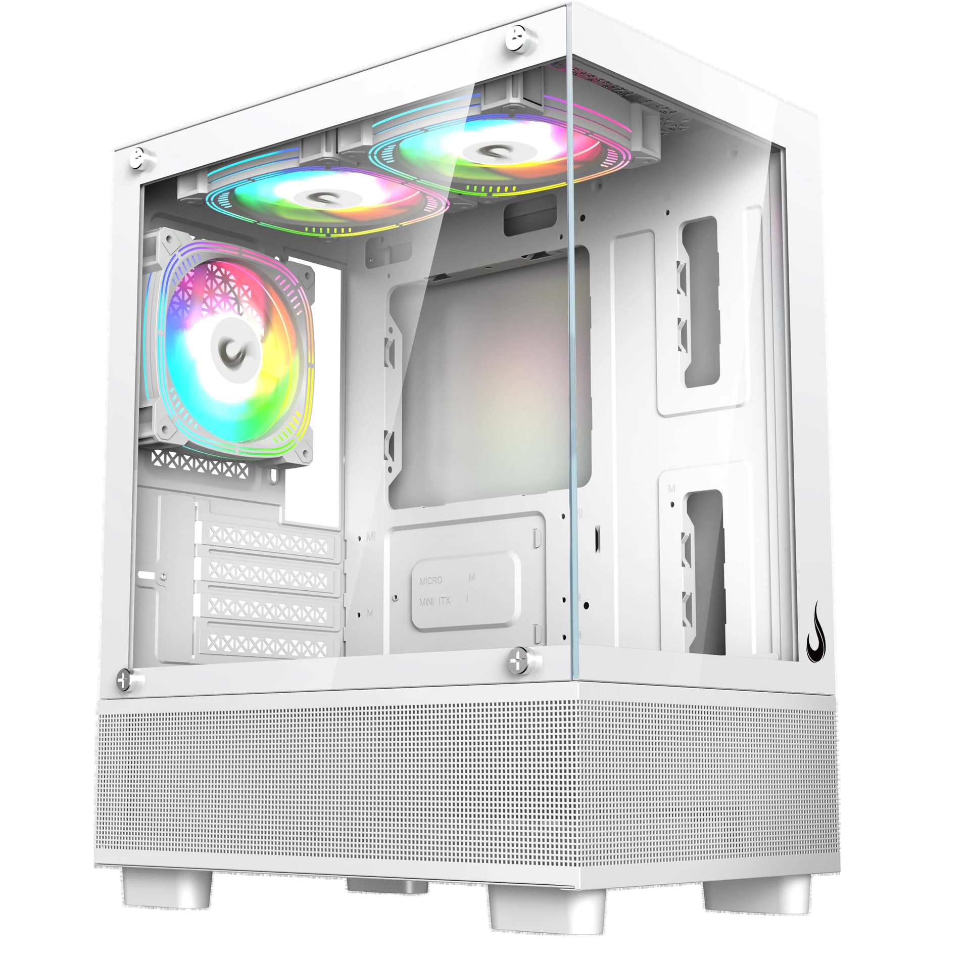 GABINETE CRYSTAL GLASS 02 WHITE