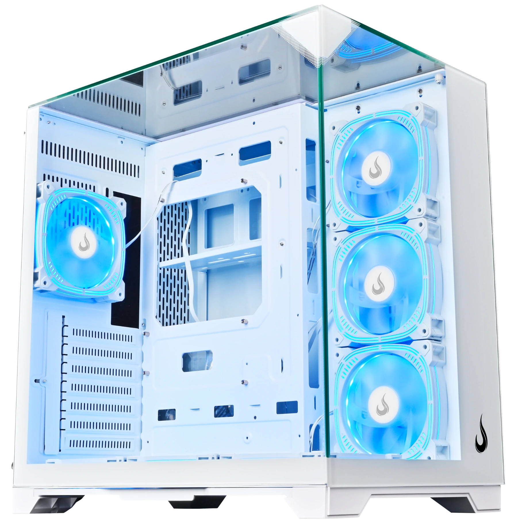 GABINETE GALAXY FULL GLASS WHITE