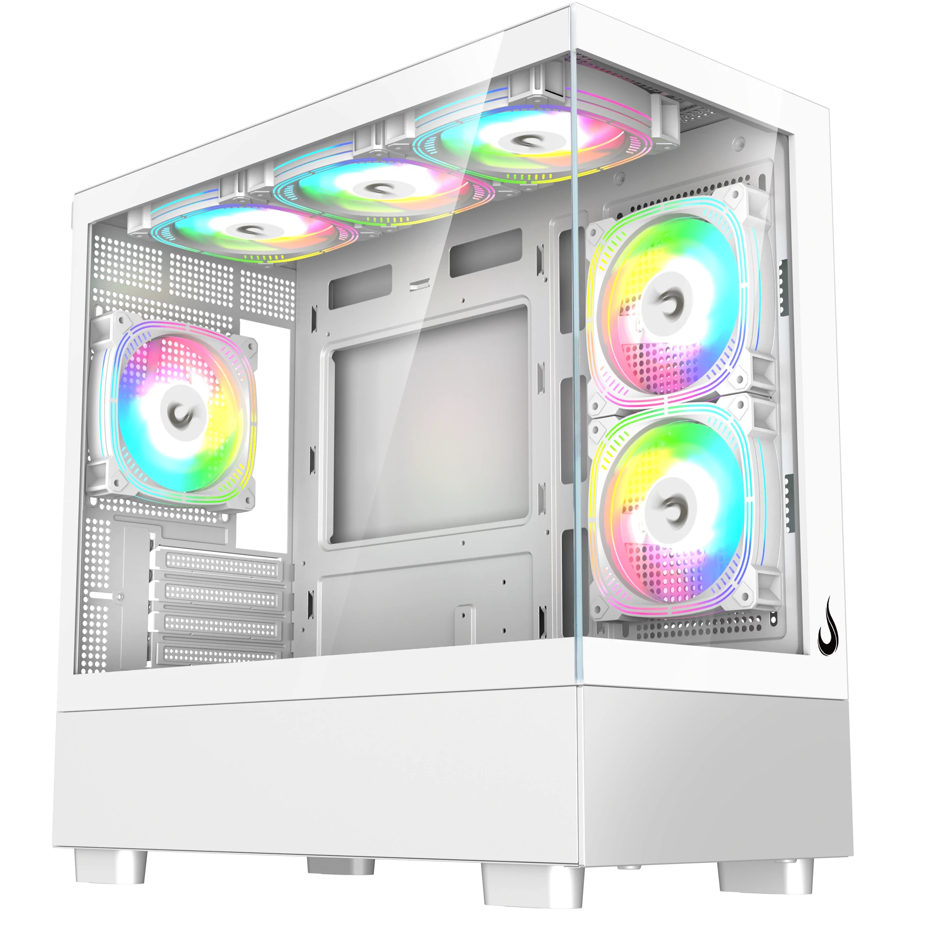 GABINETE CRYSTAL GLASS 03 WHITE