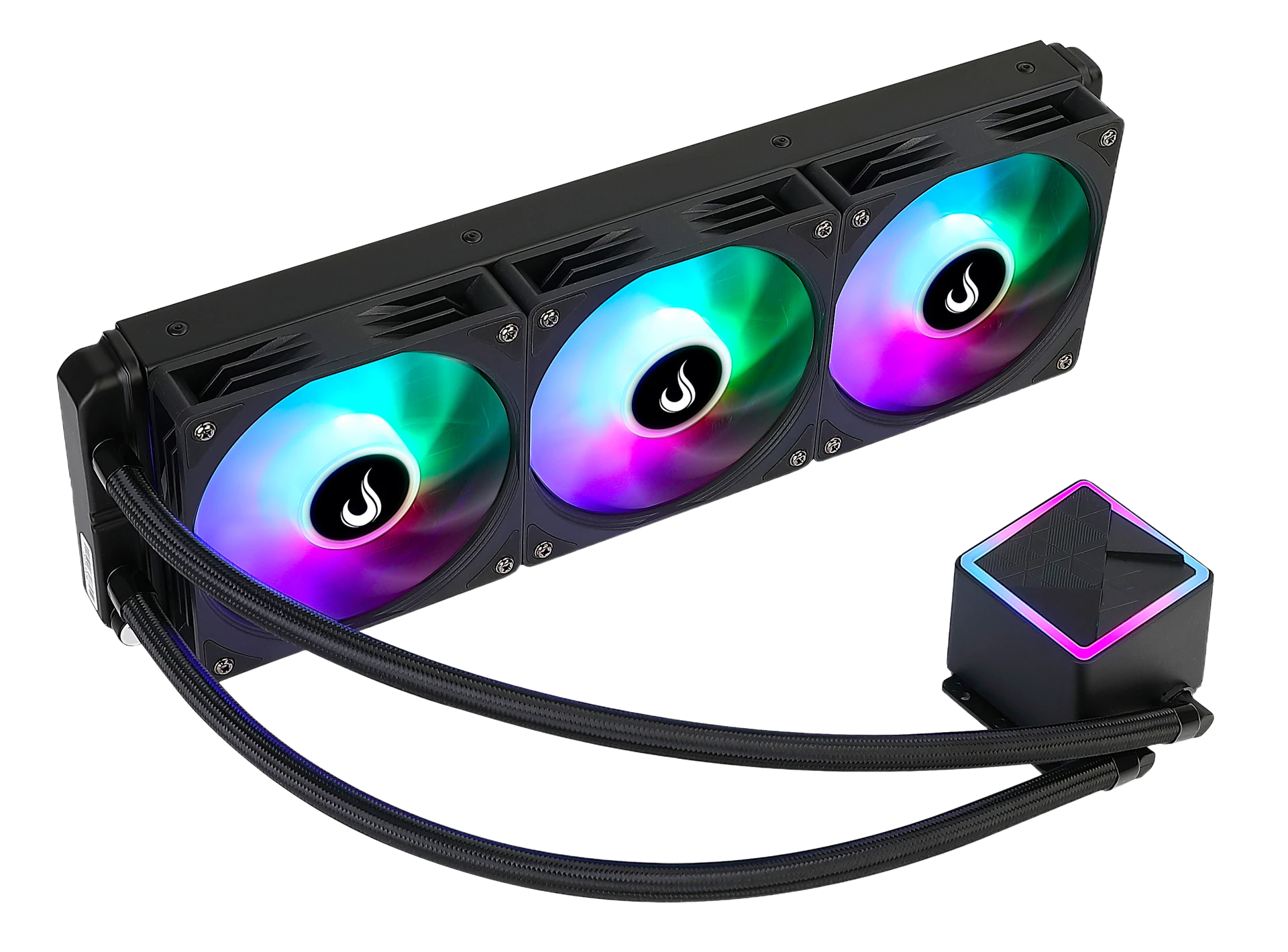WATER COOLER GAMER BLACK RAINBOW 360MM