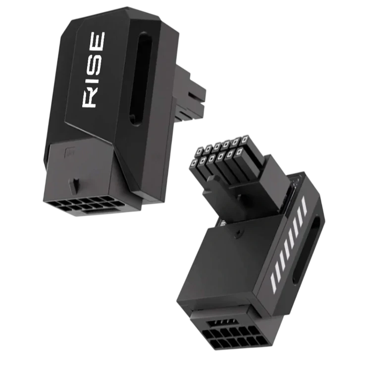 ADAPTADOR PCIE 5.0 12VHPWR 90 GRAUS REVERSE BLACK