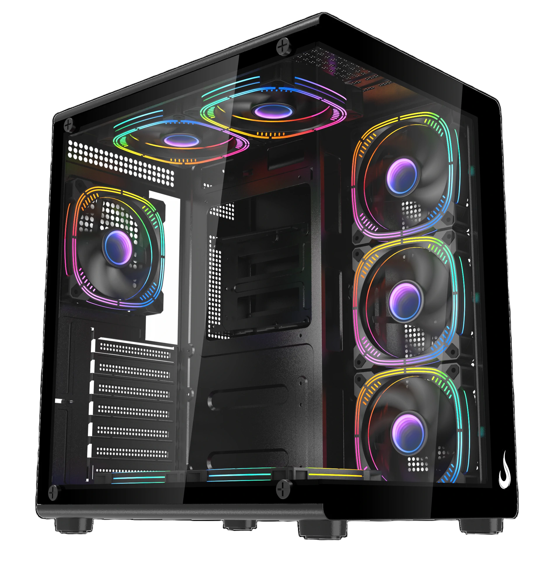 GABINETE GALAXY GLASS X BLACK