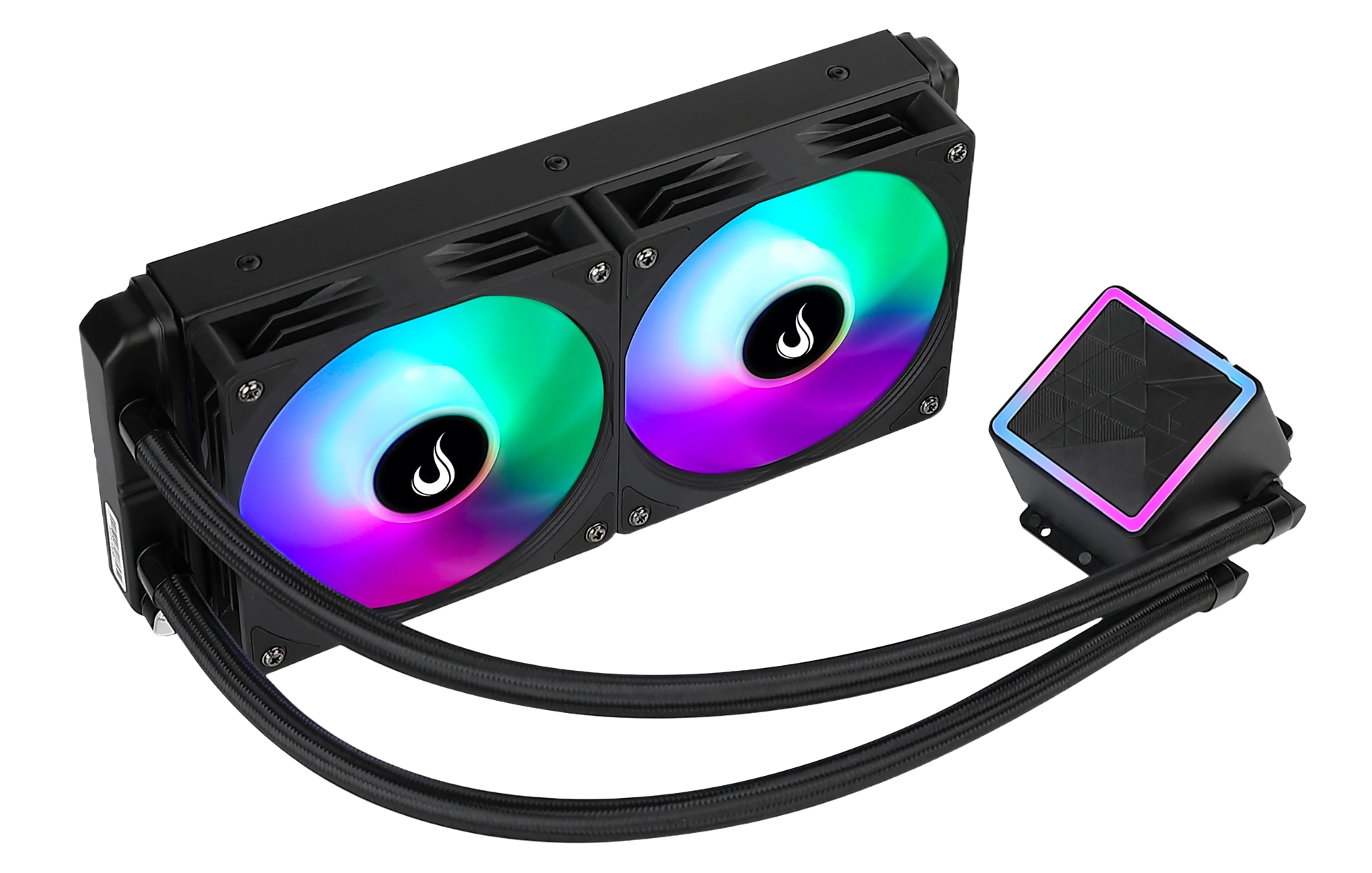 WATER COOLER BLACK 240MM ARGB RAINBOW