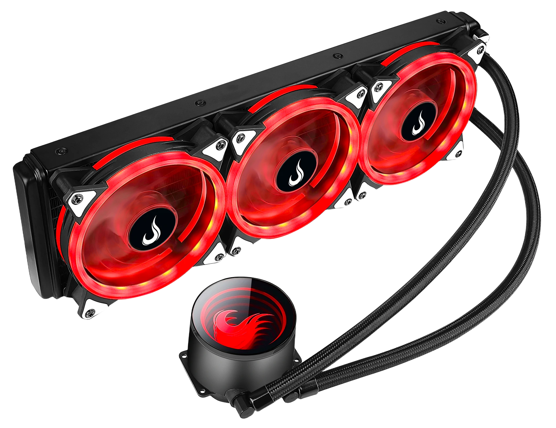 WATER COOLER BLACK 360MM RGB
