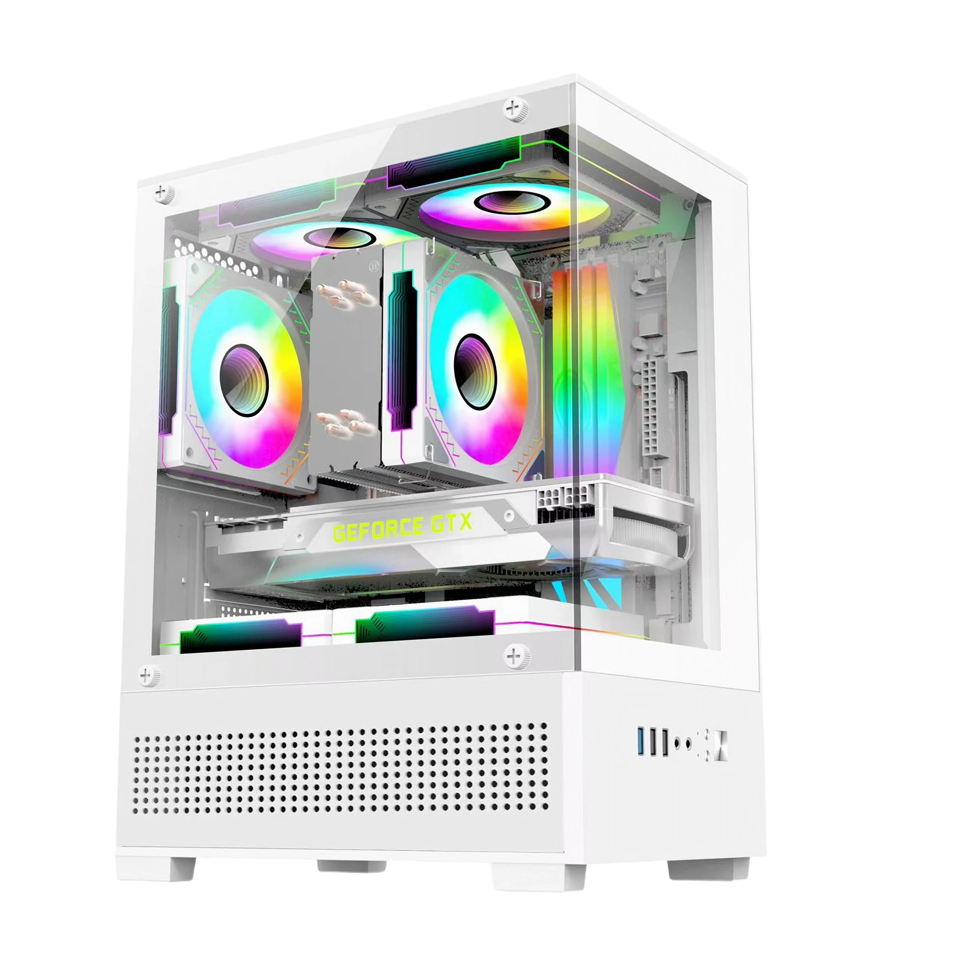 GABINETE PRISMA GLASS 01 WHITE
