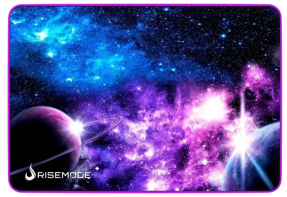 MOUSEPAD RISE GAMING PLANETAS GRANDE BORDA COSTURADA