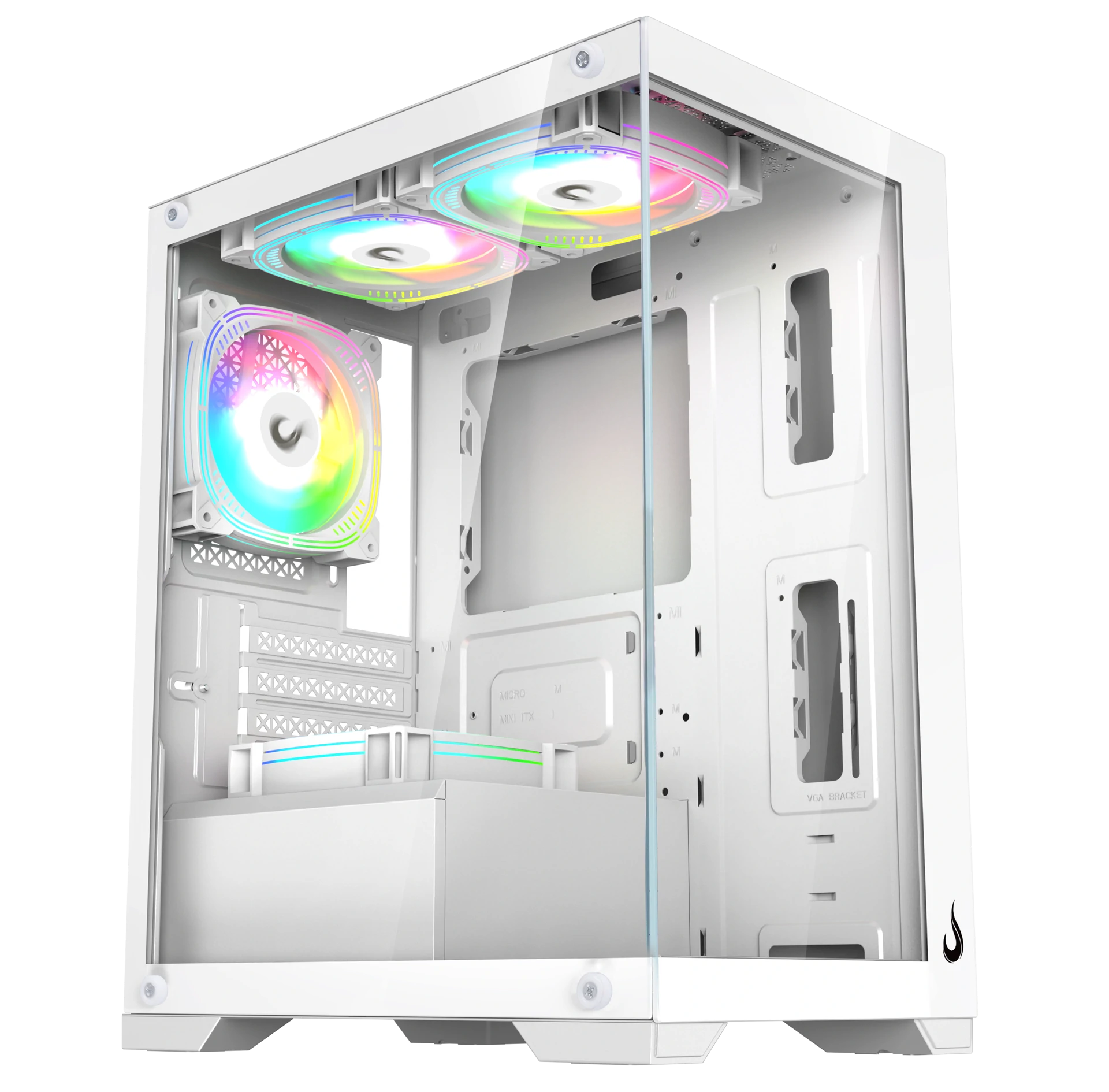 GABINETE CRYSTAL GLASS 01 WHITE