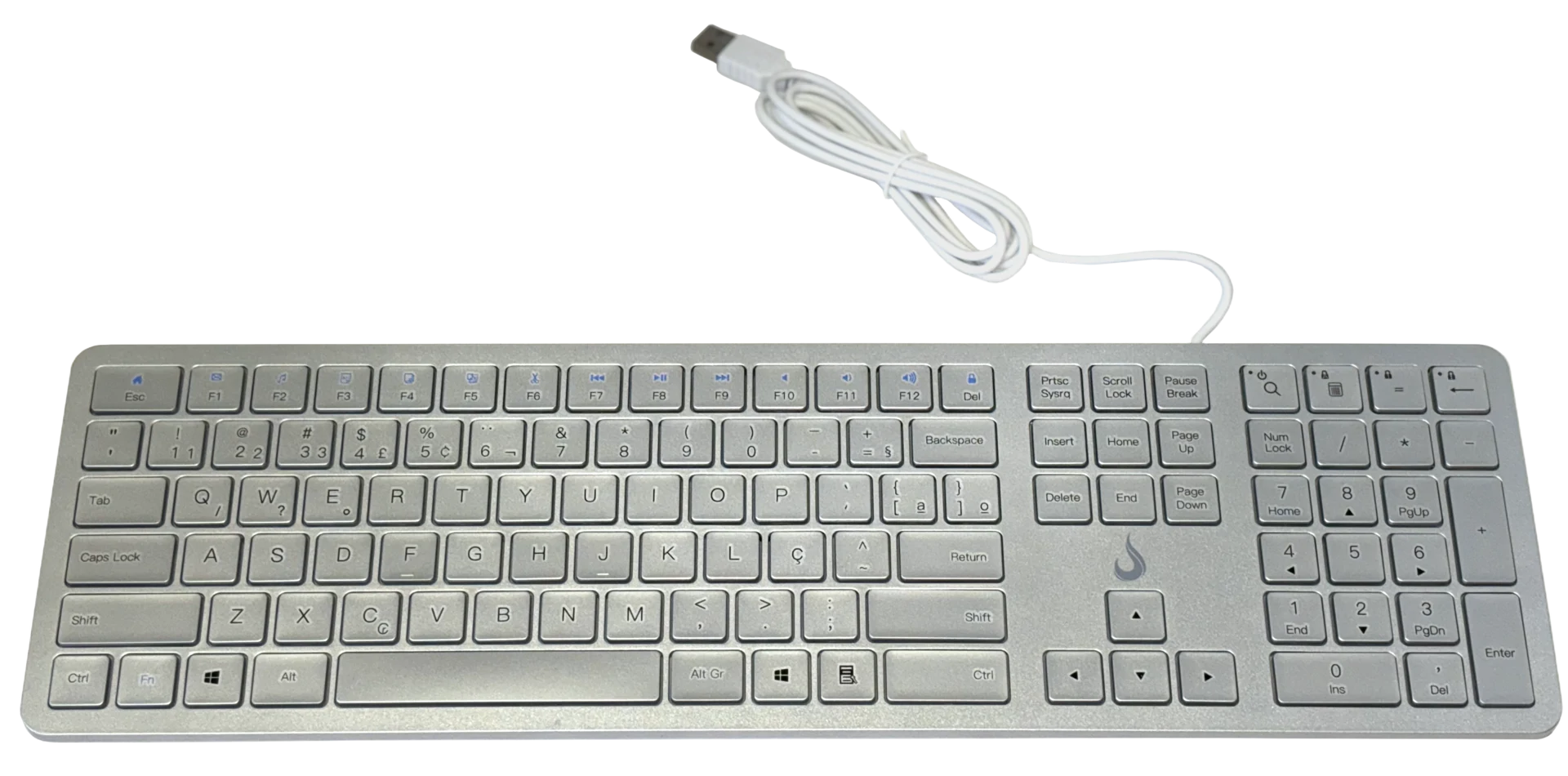 TECLADO SLIM PRATA