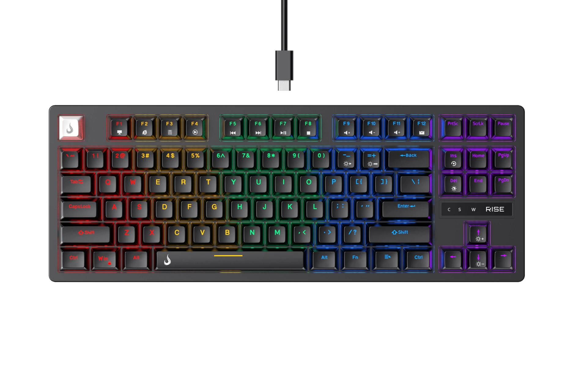 TECLADO MECÂNICO GM2 PRO RGB SWITCH BROWN