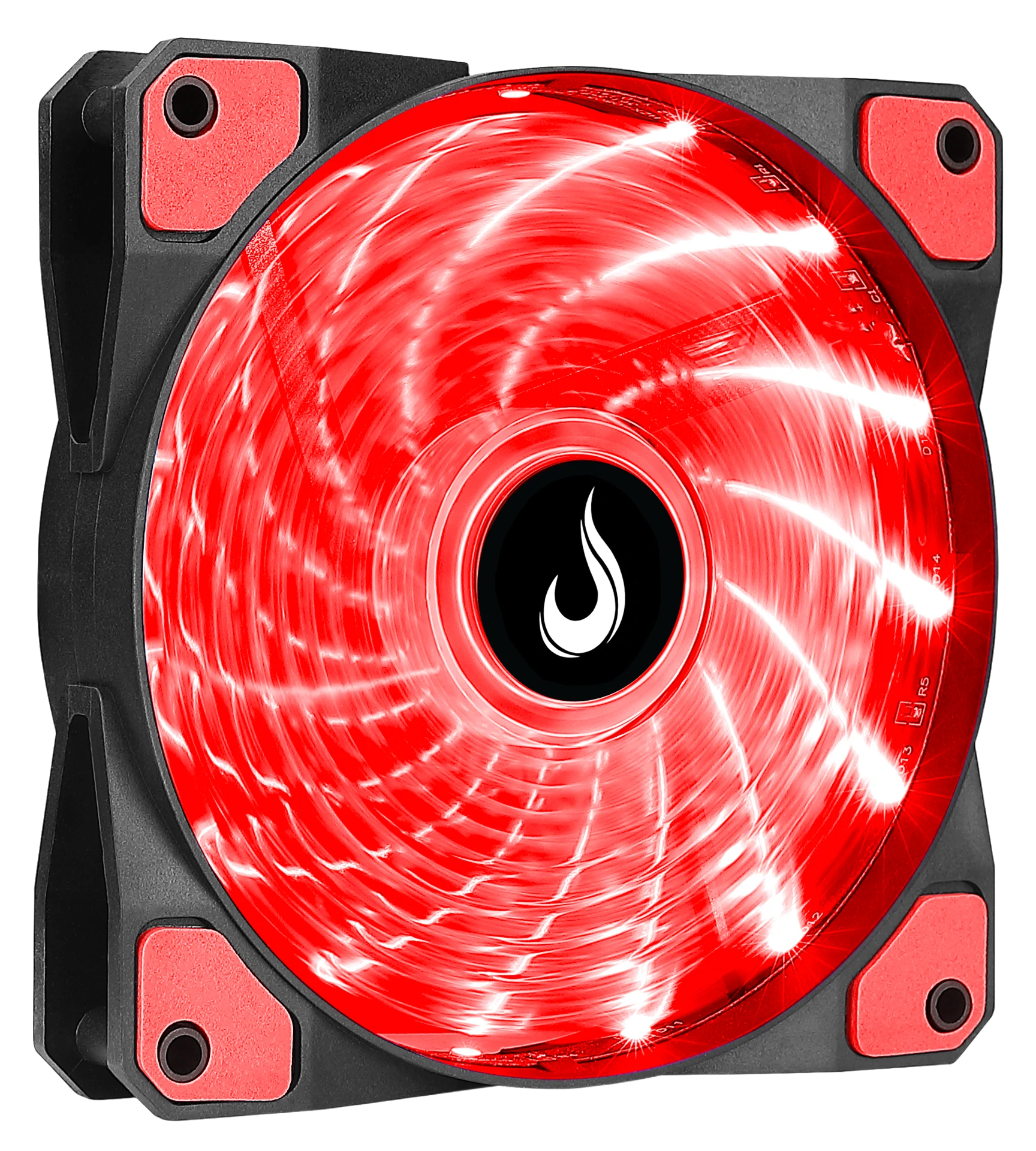 FAN WIND W1 120MM LED RED