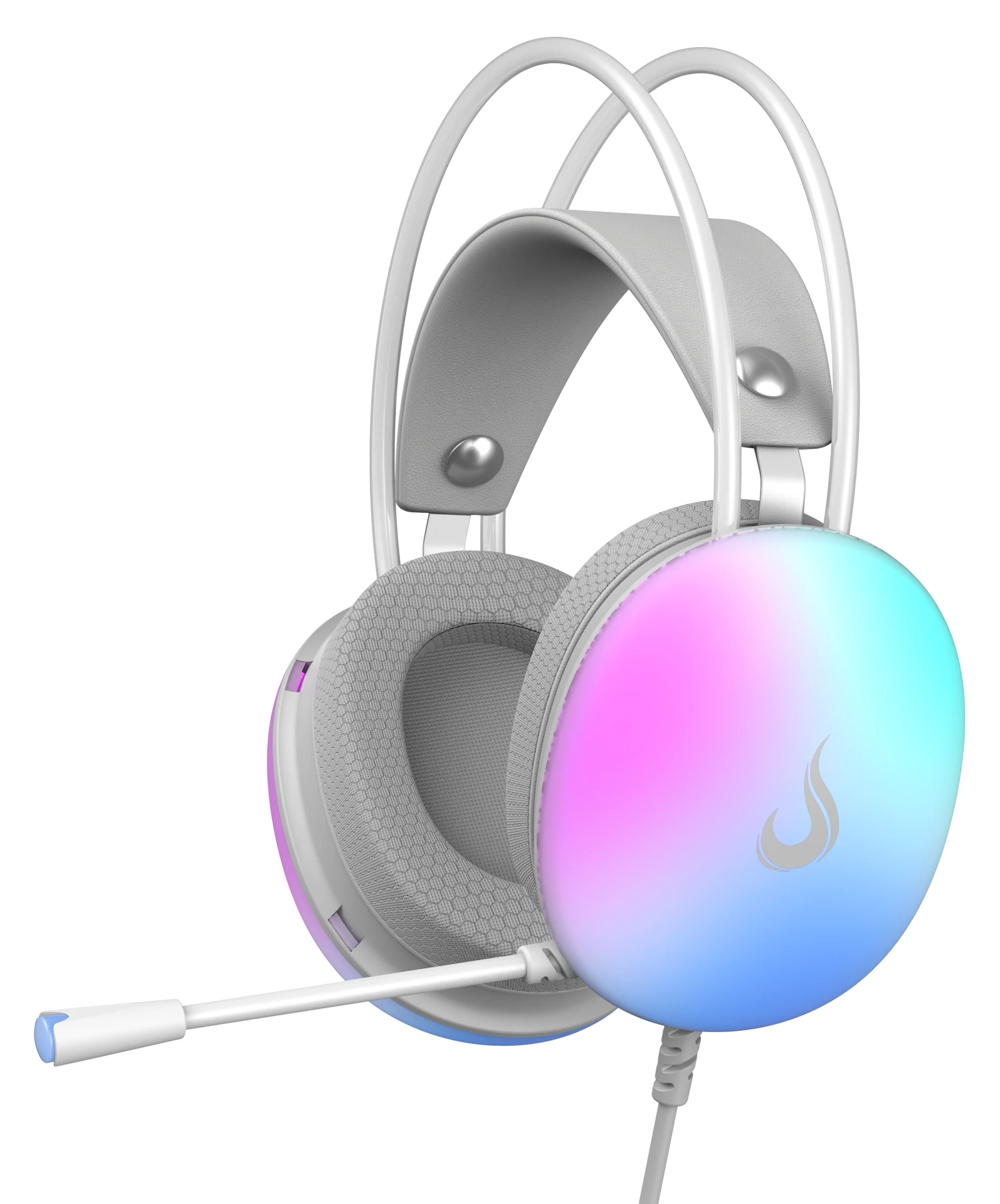 HEADSET GAMER MOON WHITE RGB