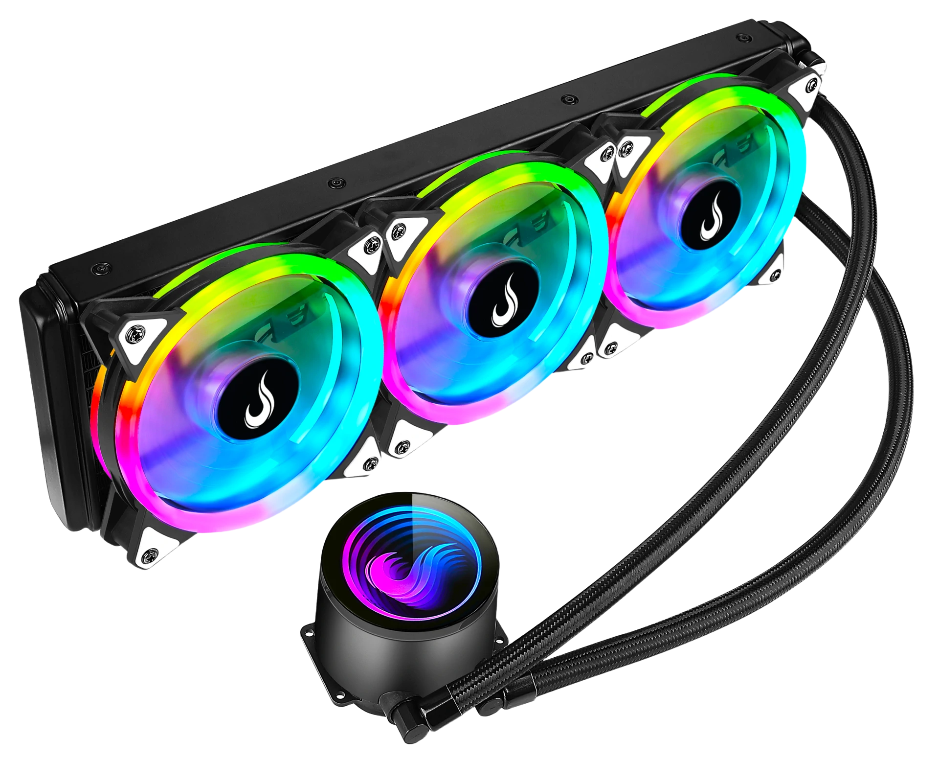 WATER COOLER BLACK 360MM ARGB