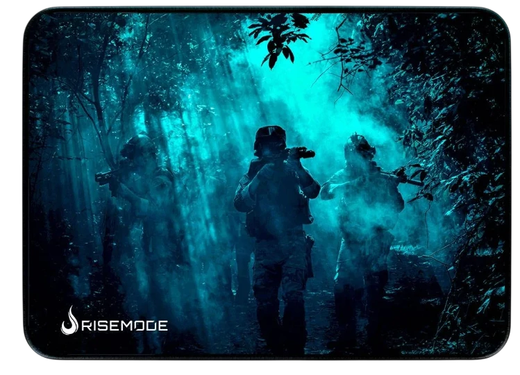 MOUSEPAD RISE GAMING FLORESTA GRANDE BORDA COSTURADA
