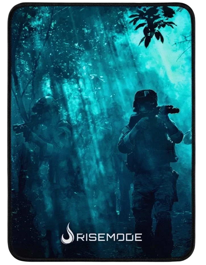MOUSEPAD RISE GAMING FLORESTA MÉDIO BORDA COSTURADA