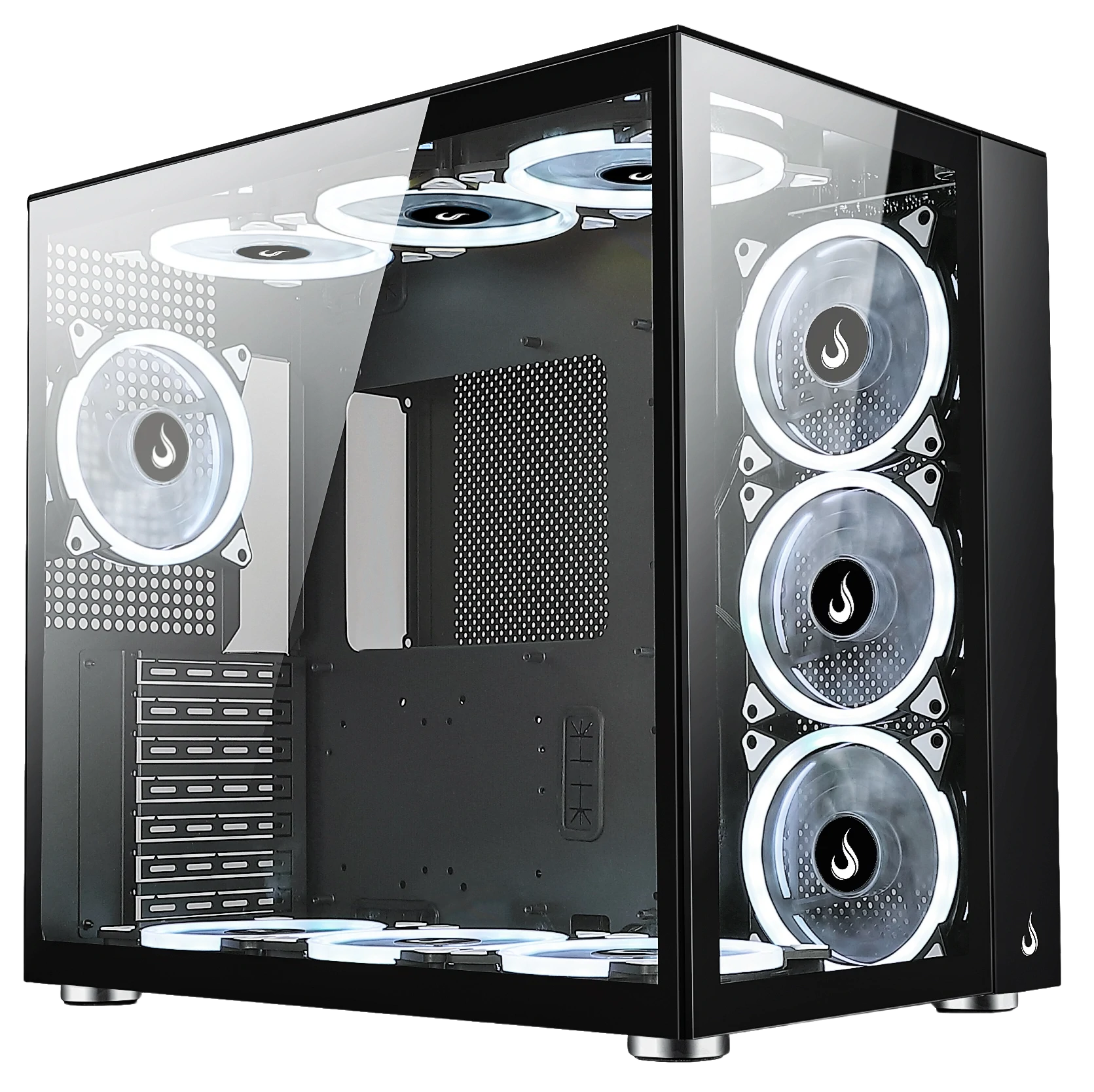 GABINETE GALAXY GLASS STANDARD BLACK
