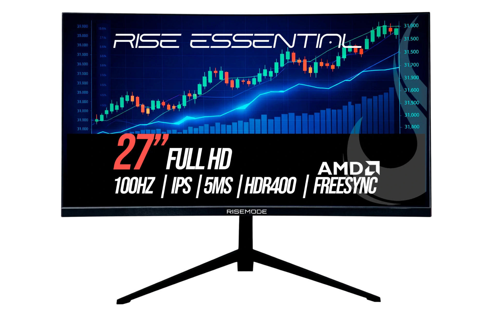MONITOR GAMER ESSENTIAL 27” FULL HD 100HZ IPS FREESYNC HDR400