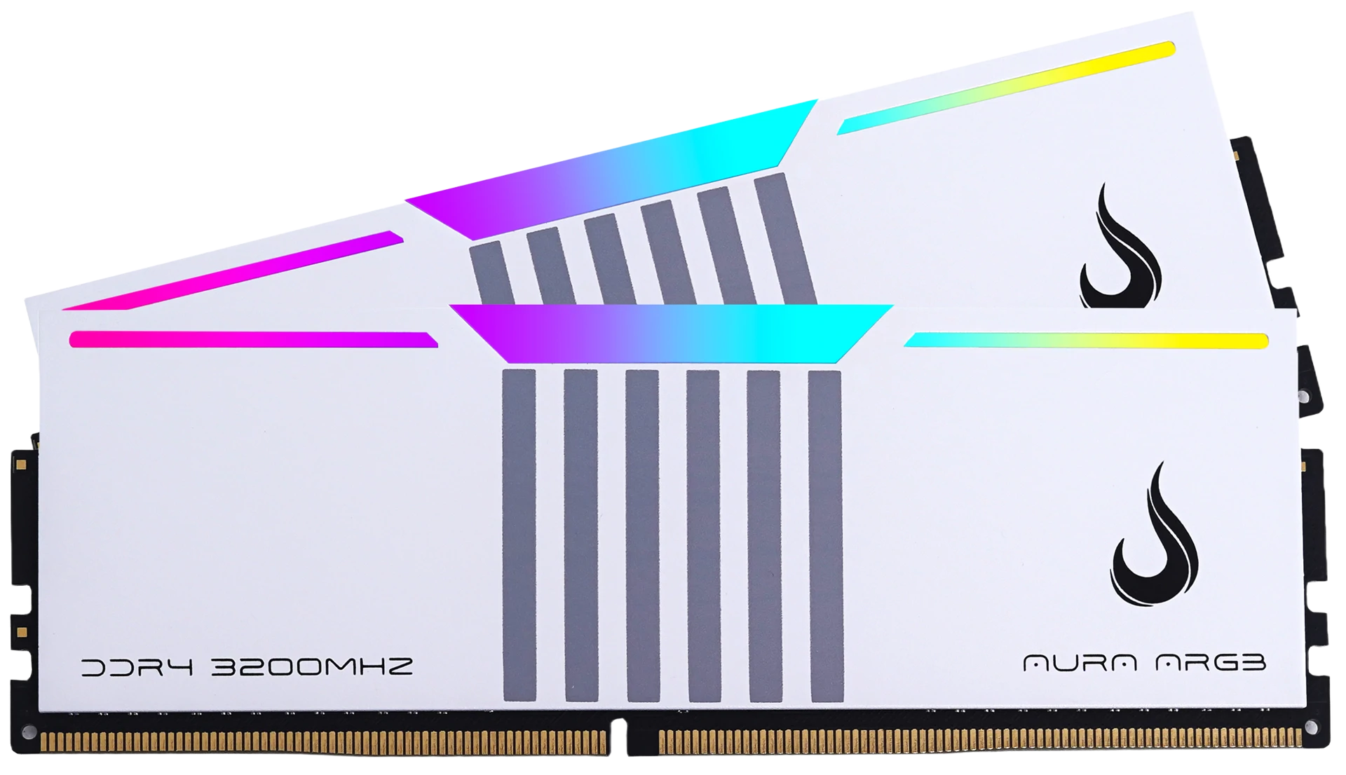 MEMÓRIA Aura White ARGB 32GB (2x16GB) 3200MHZ DDR4