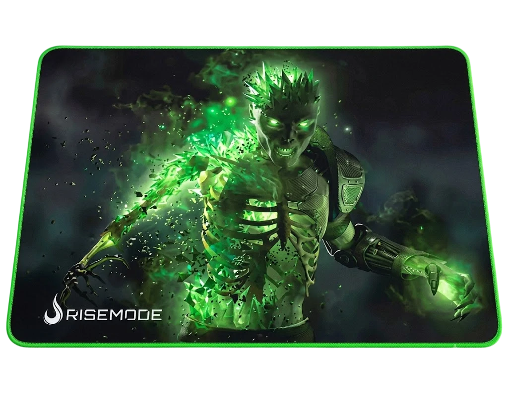 MOUSEPAD RISE GAMING ESQUELETO GRANDE BORDA COSTURADA