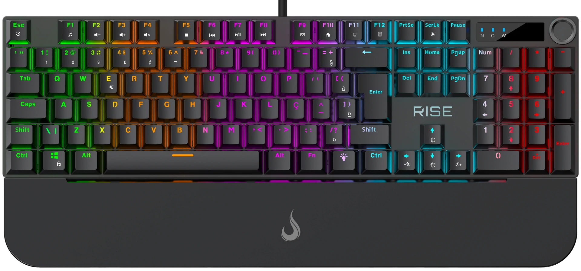 TECLADO MECÃNICO kYRON RGB PRETO