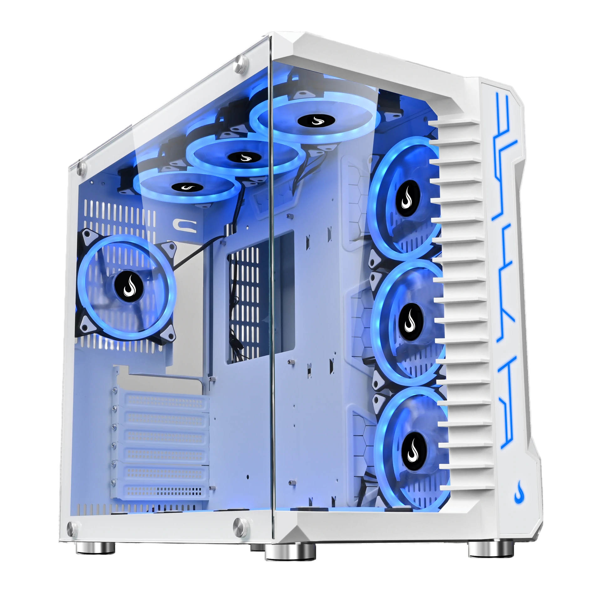 GABINETE GALAXY GLASS WHITE