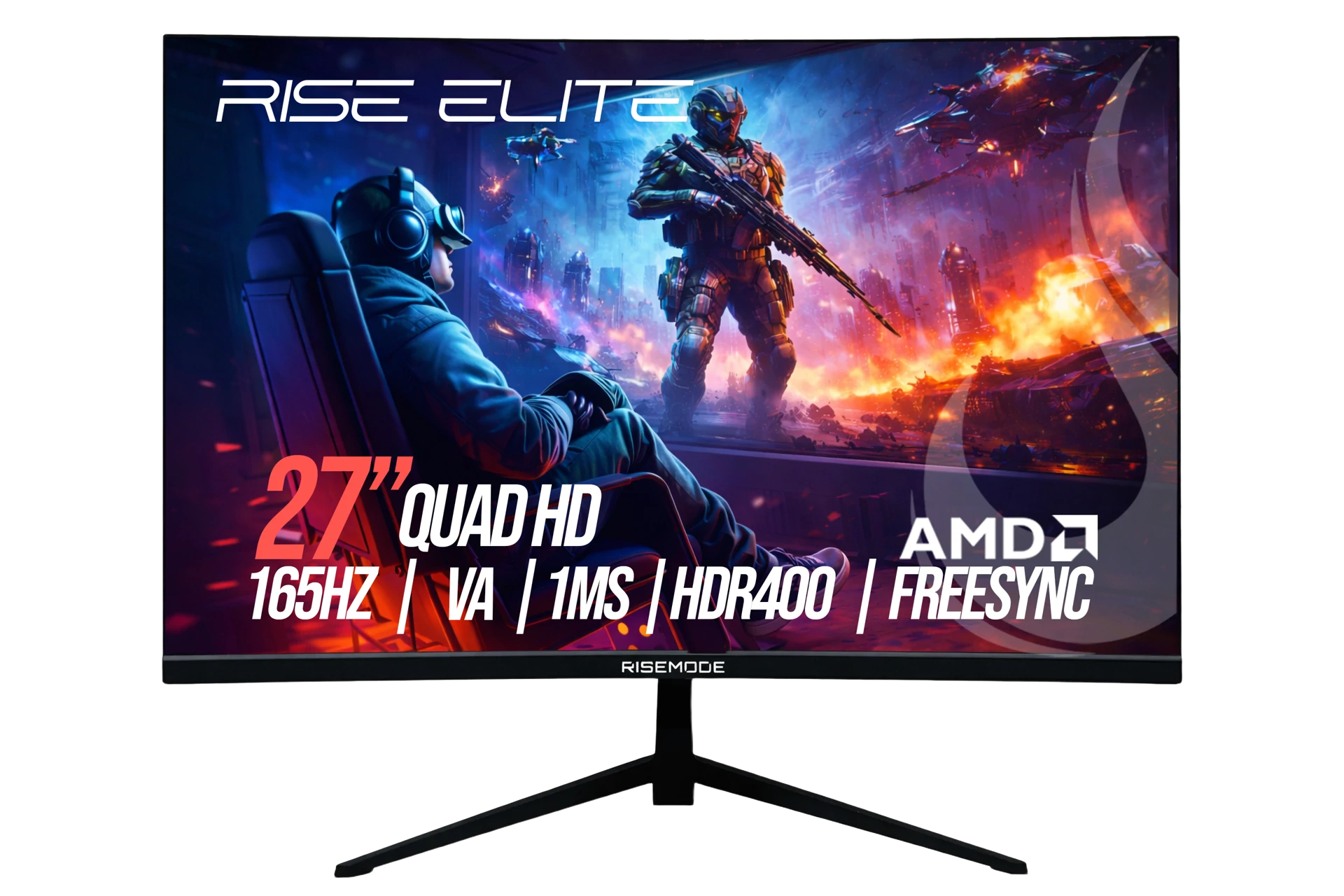 MONITOR CURVO ELITE 27 QHD 2K 165HZ