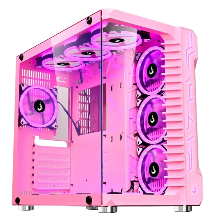 GABINETE GALAXY GLASS PINK