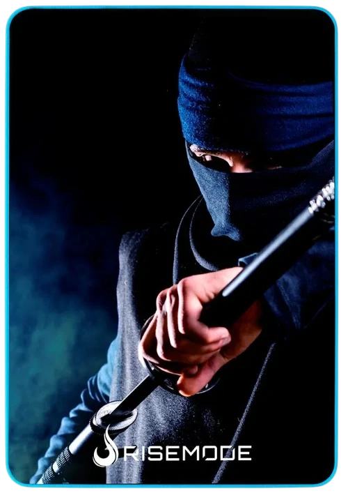 MOUSEPAD RISE GAMING NINJA MÉDIO BORDA COSTURADA