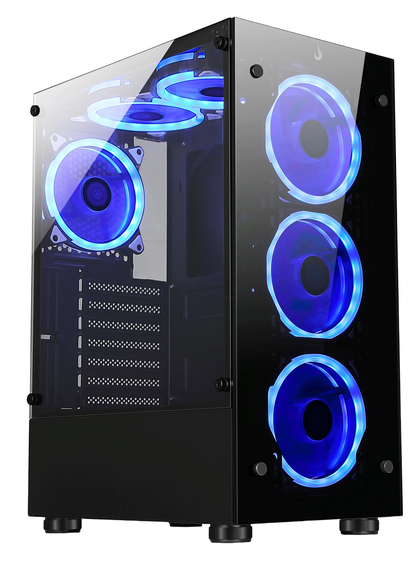GABINETE GLASS 06X BLACK