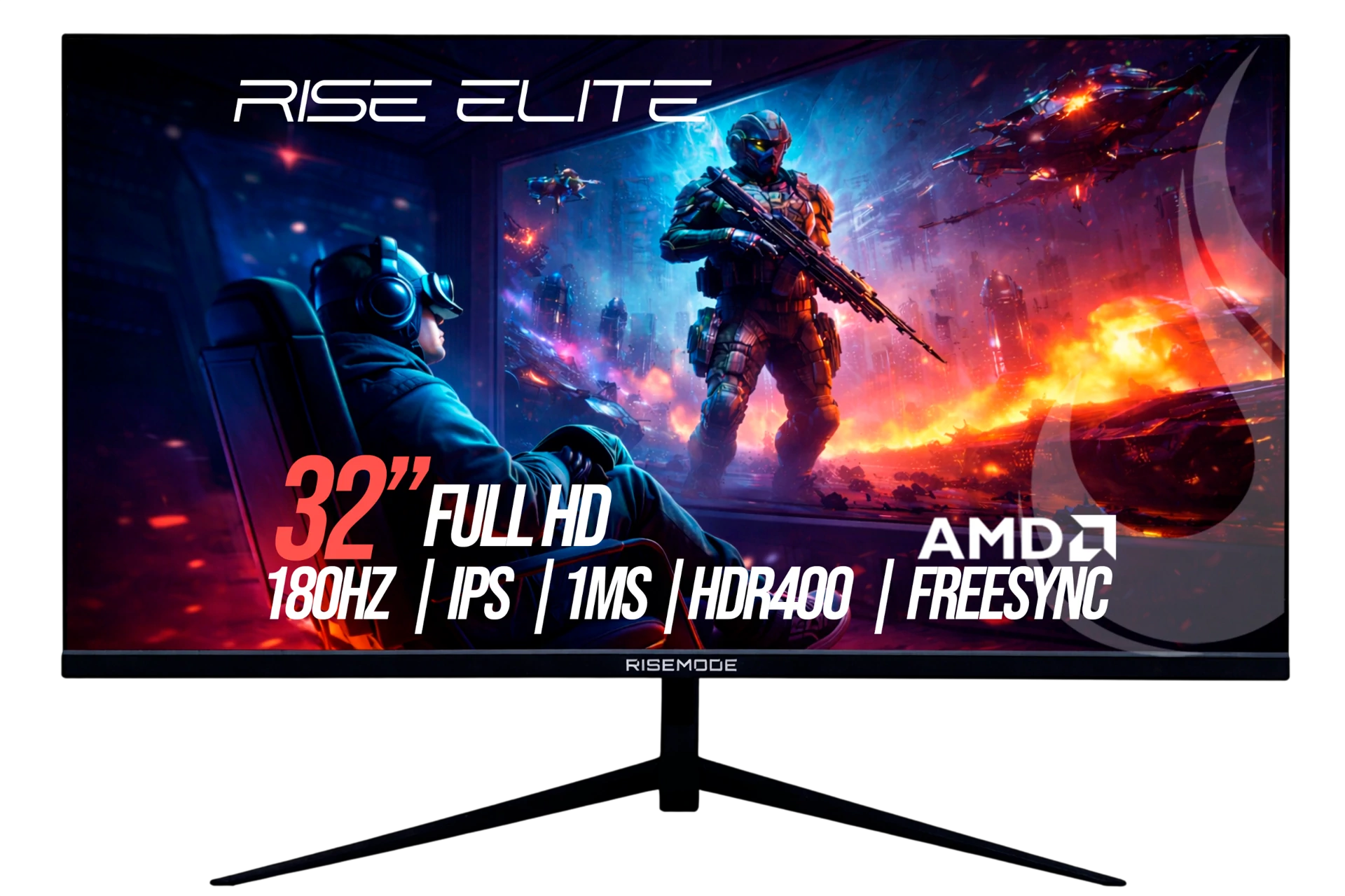 MONITOR GAMER PRIME 32” FULL HD 180HZ 1MS IPS FREESYNC HDR400