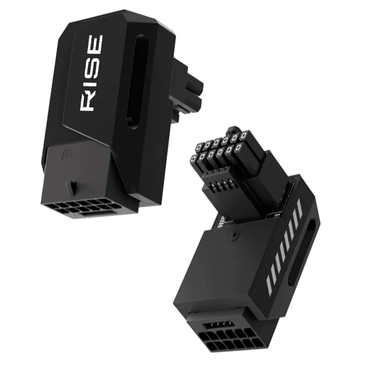 ADAPTADOR PCIE 5.0 12VHPWR 90 GRAUS STANDARD BLACK