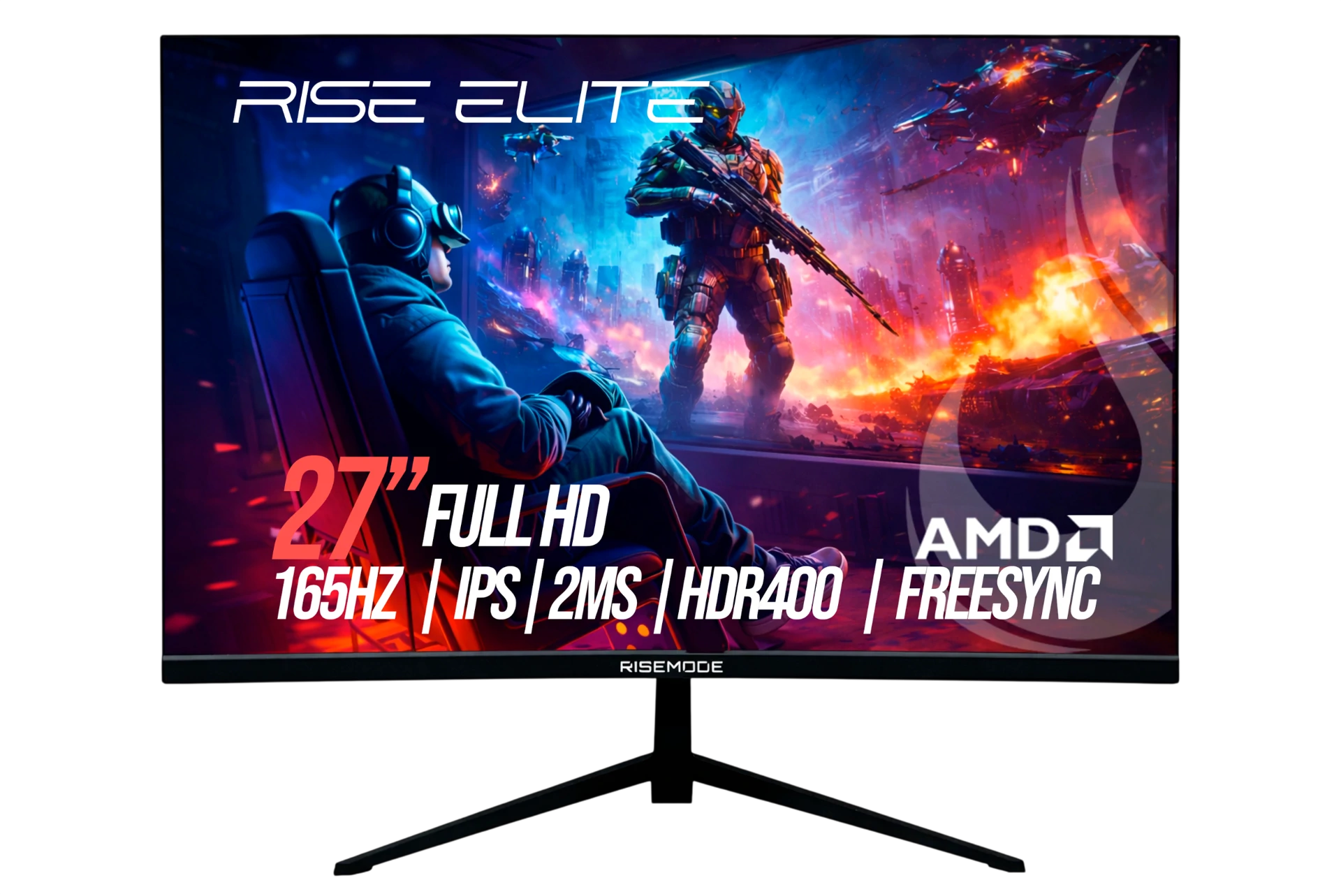 MONITOR ELITE 27 FHD 165HZ IPS FREESYNC HDR 400