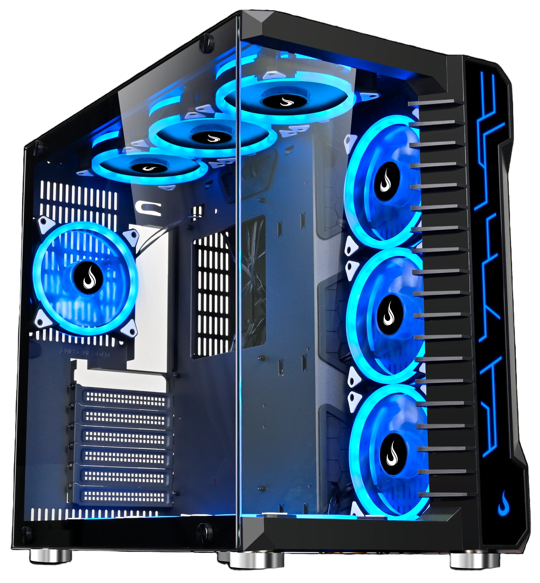 GABINETE GALAXY GLASS BLACK