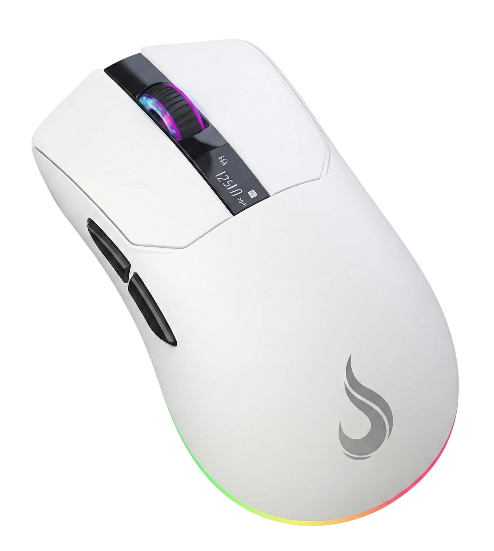 MOUSE GAMER GHOST DISPLAY WHITE RGB