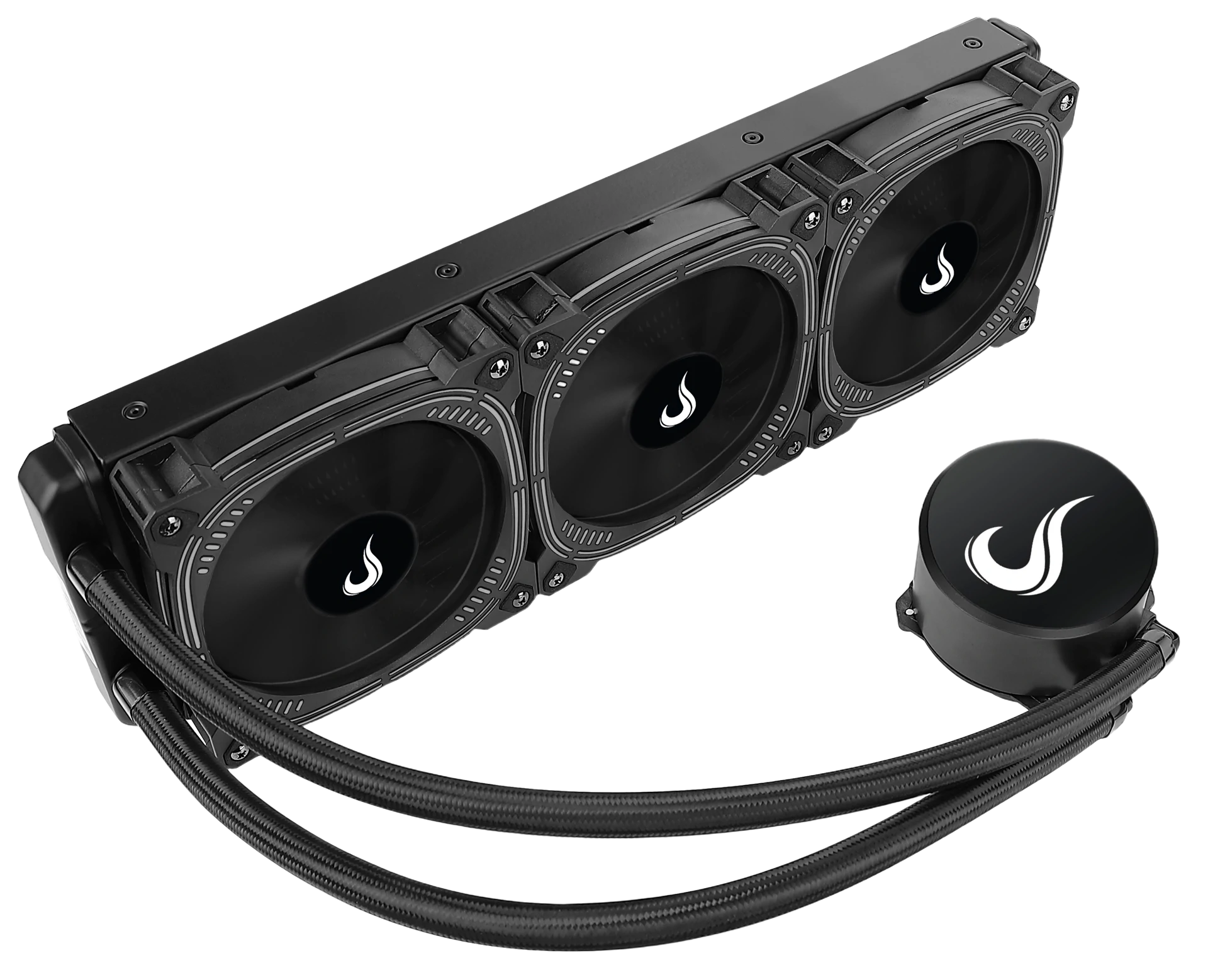 WATER COOLER ALL BLACK 360MM