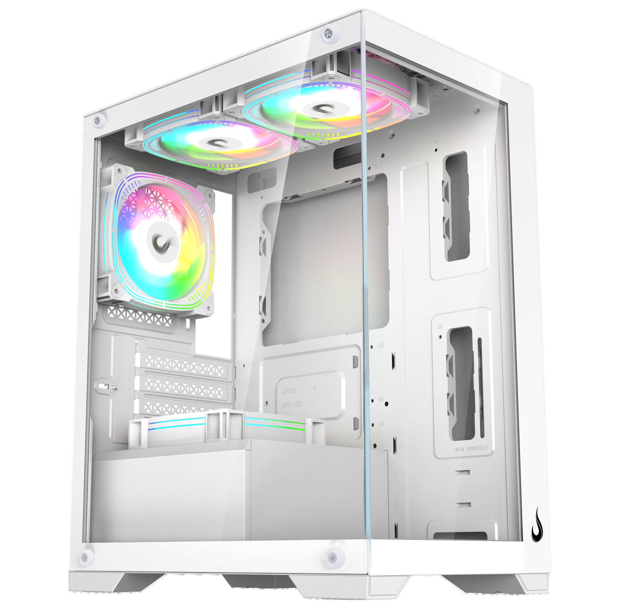 GABINETE CRYSTAL GLASS 01 WHITE