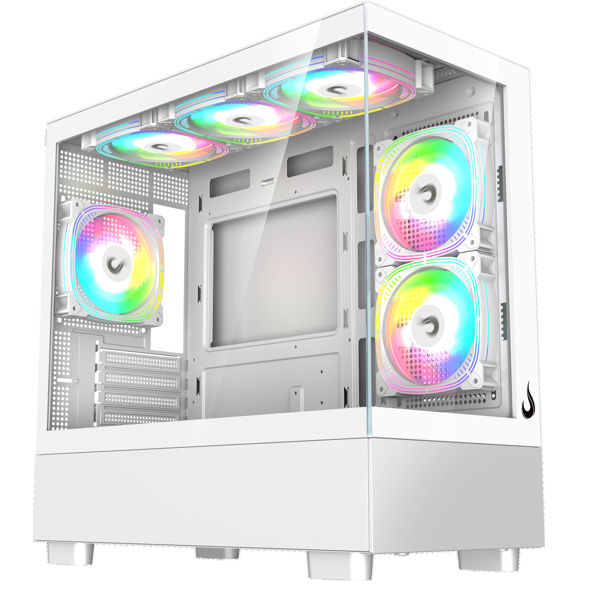 GABINETE CRYSTAL GLASS 03 WHITE