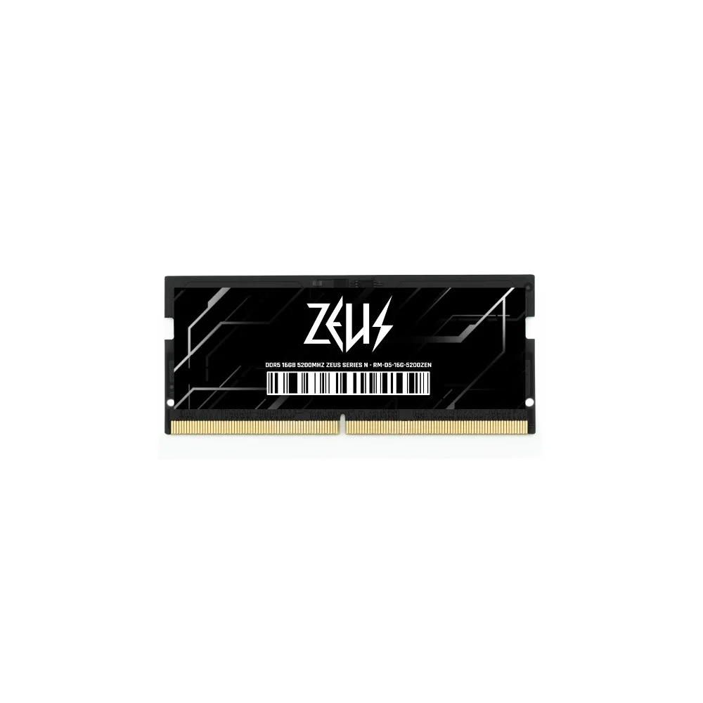 MEMÓRIA NOTEBOOK ZEUS SERIES BLACK DDR5 16GB 5200MHZ CL42