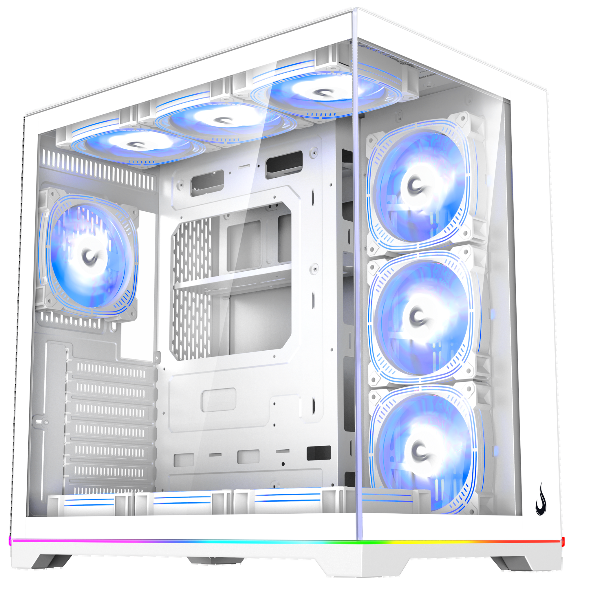 GABINETE GALAXY GLASS STANDARD V2 LED WHITE ARGB