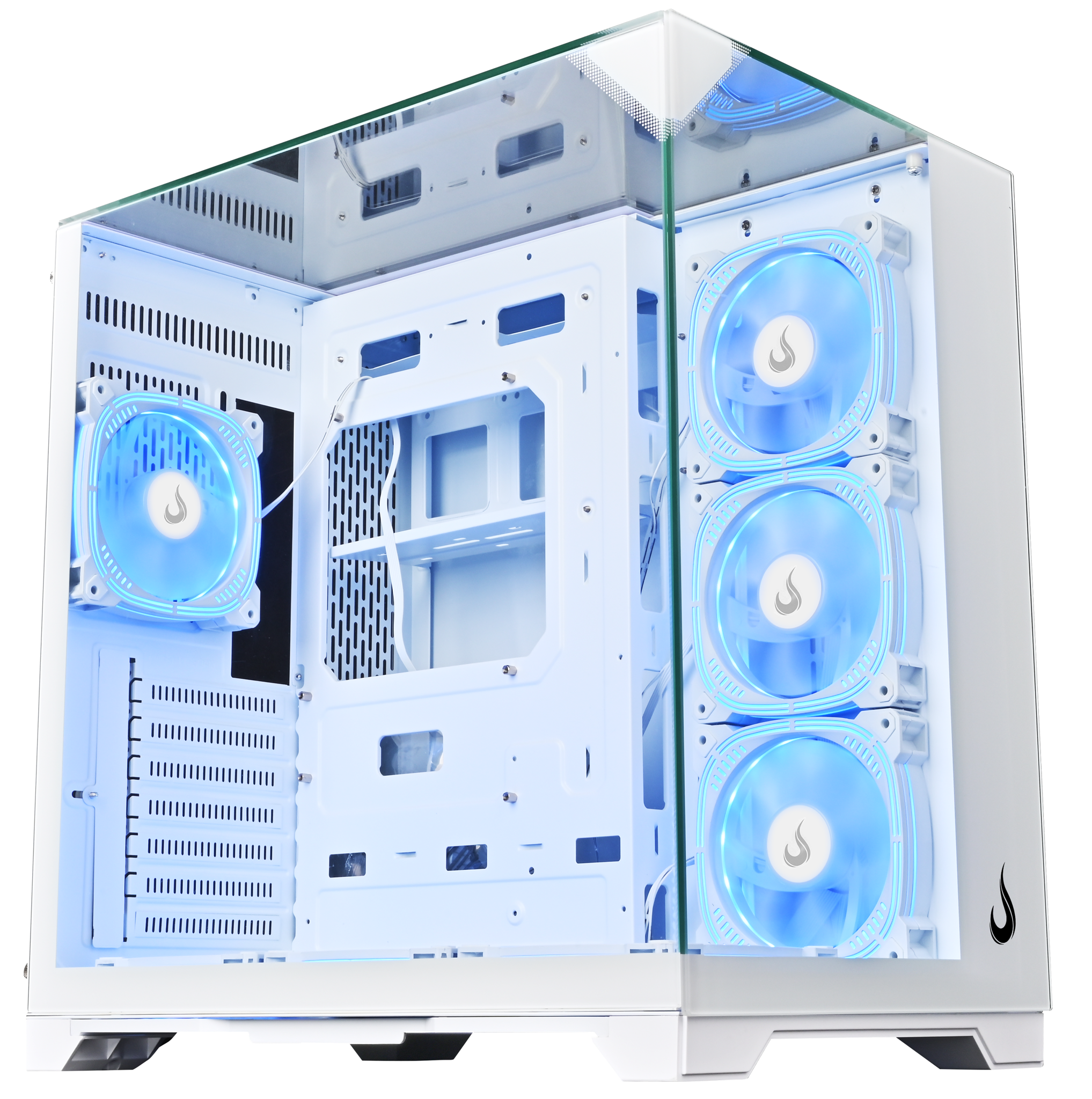 GABINETE GALAXY FULL GLASS WHITE