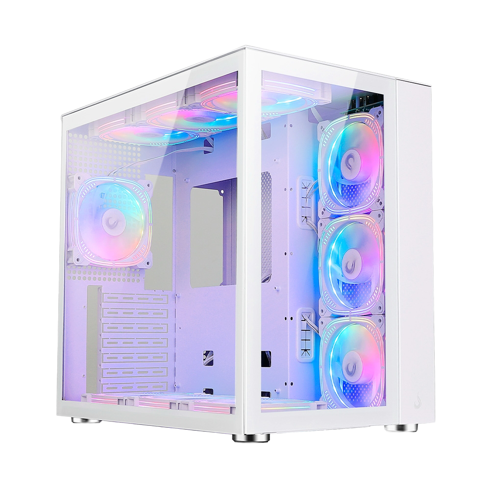 GABINETE GLASS STANDARD WHITE - 10 FANS ARGB