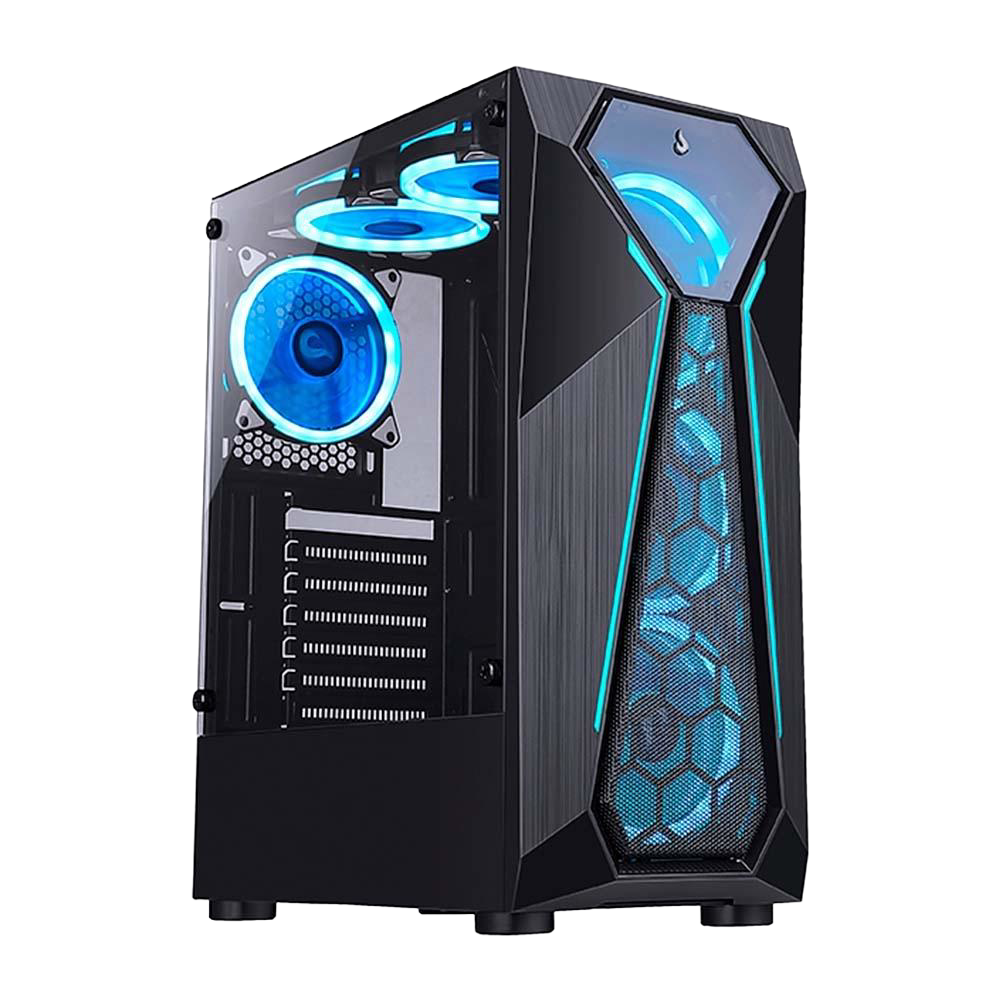 GABINETE X4 GLASS BLACK
